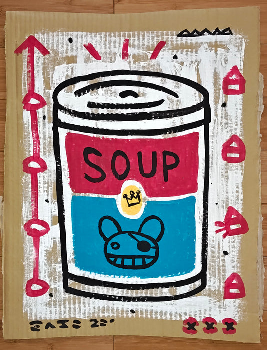 Gary John Soup Can w/Mouse